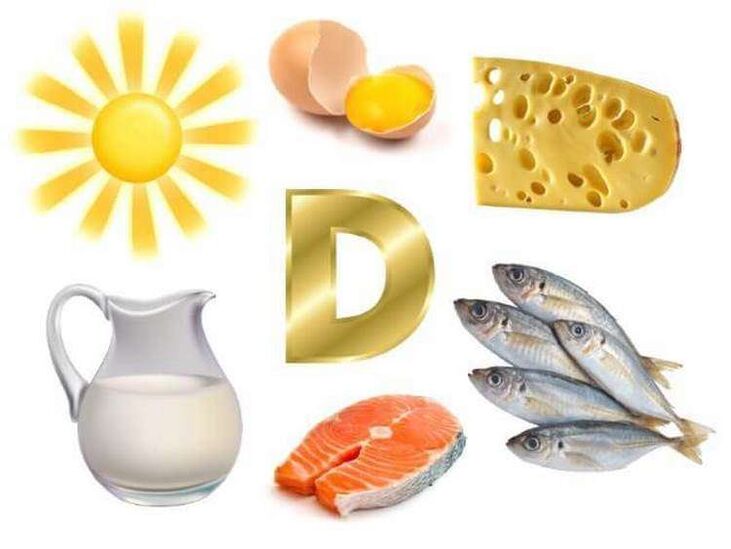 vitamina D em produtos para potência